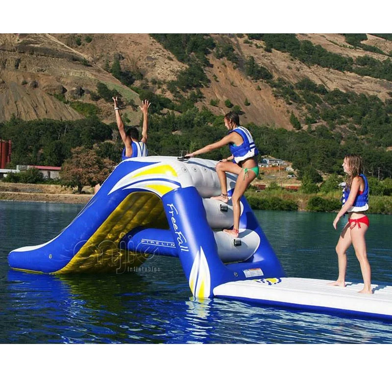 Water Slide Amusement Park Inflatable Floating Swimming Pools Inflatable slip and Slide Sea Tube