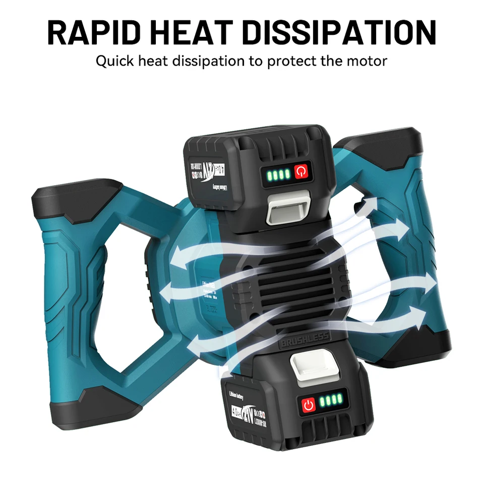 Draadloze cementmixer compatibel met Makita 18V batterij, 680
