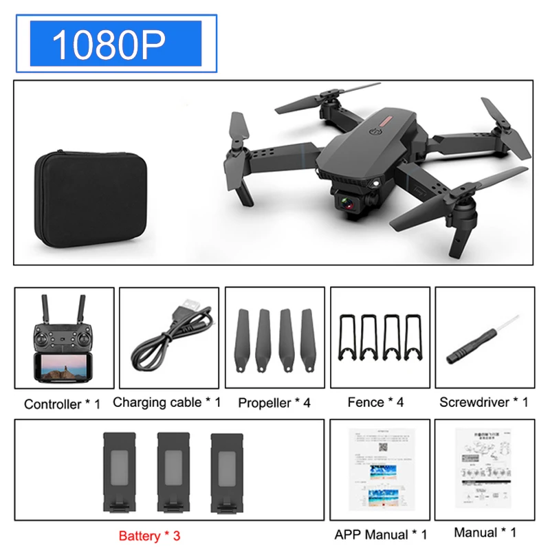 Foldable Rc Drone 4k Pro HD Dual WiFi Camera Wide-Angle Remote Control Plane Quadcopter One Key Return Mini Drones Boy Toy Gift explorers 4ch remote control quadcopter 2.4 g RC Quadcopter