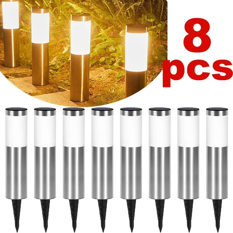 Solar Lights Garden Light Waterproof Path Light Outdoor Landscape Lamp For Pathway Patio Yard Lawn