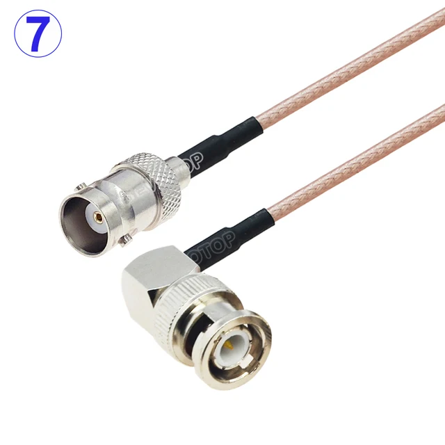 Adattatori BNC Maschio Maschio 5 Cavetti Jumper BNC Maschio-maschio RG174 Da 20cm - Perfetti Per Radio, CCTV E Dispositivi Di Trasmissione Cavo Jumper BNC Maschio RG174 Per Collegamenti Audio Video - Foto 9