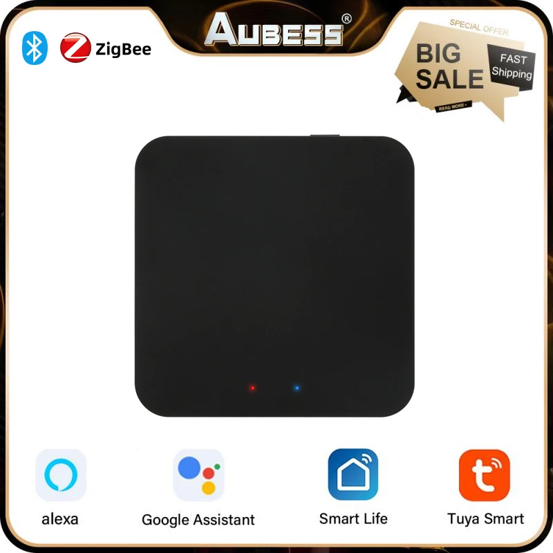 

Tuya Smart Mesh Hub 3.0 Smart Gateway Voice Control Tuya 3.0 Multi-mode Gateway Smart Home Smart Life App
