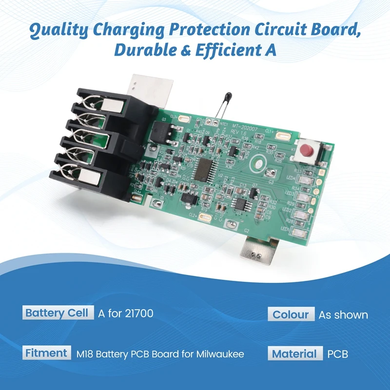M18 Battery PCB Board For Milwaukee High Quality Charging Protection Circuit Board Durable & Efficient A
