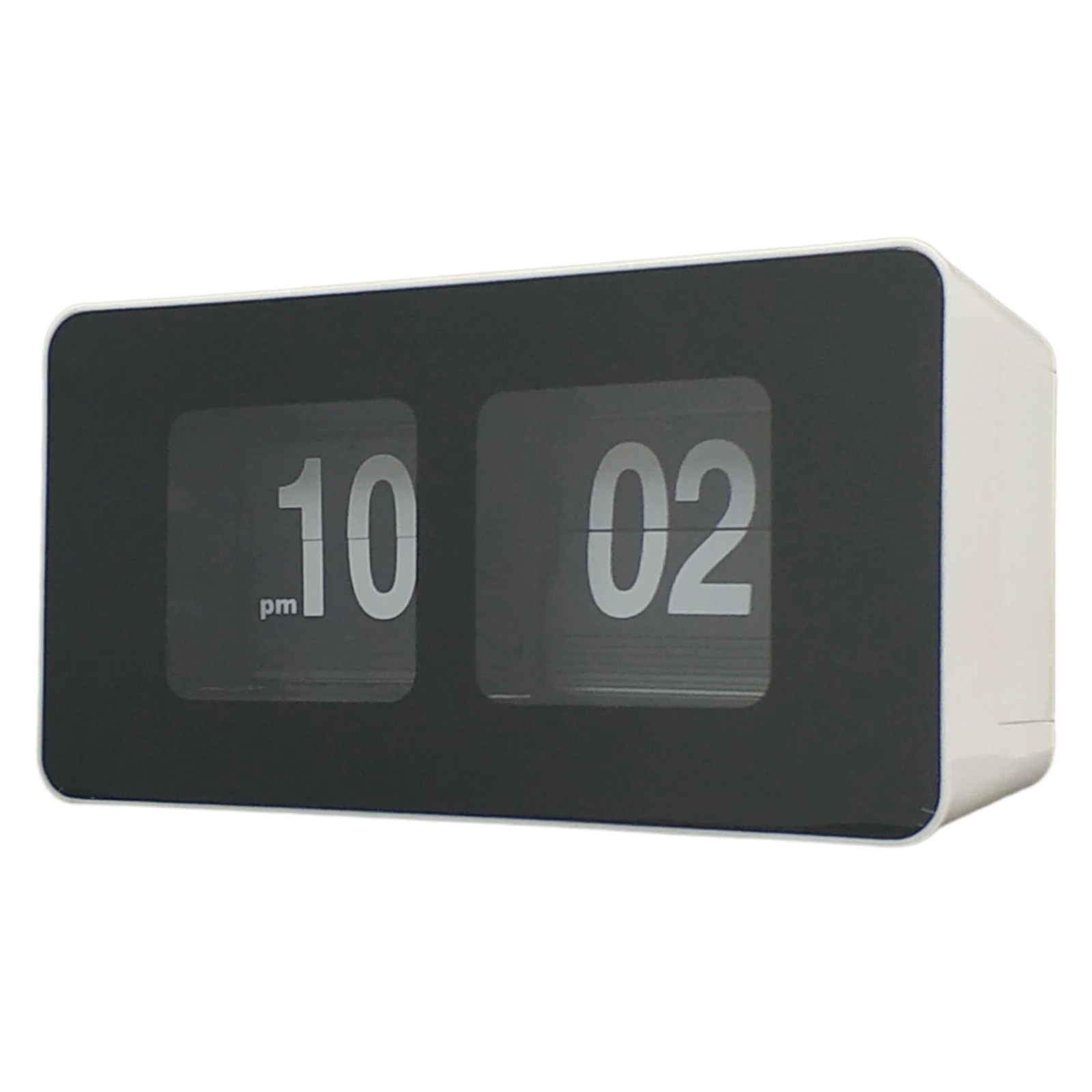 Automatic Flip Clock Battery Operated Desk Clock Table File Down Wall Non Ticking Silent Sweep