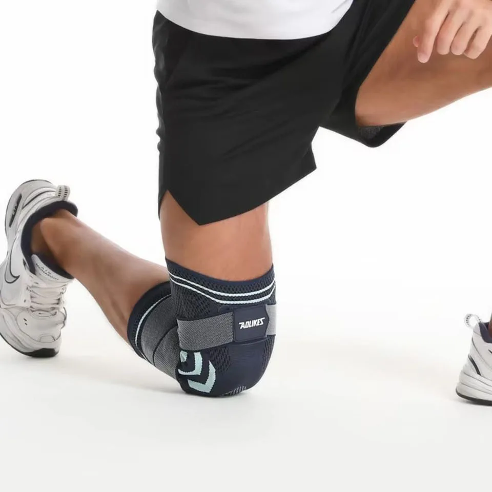 1PC Knee Support Braces Strap Elastic Sport Bandage Compression Protector Pad Relieves Gym Knee Pads Injuries Volleyball knee support,knee pads,fitness elastic bandages