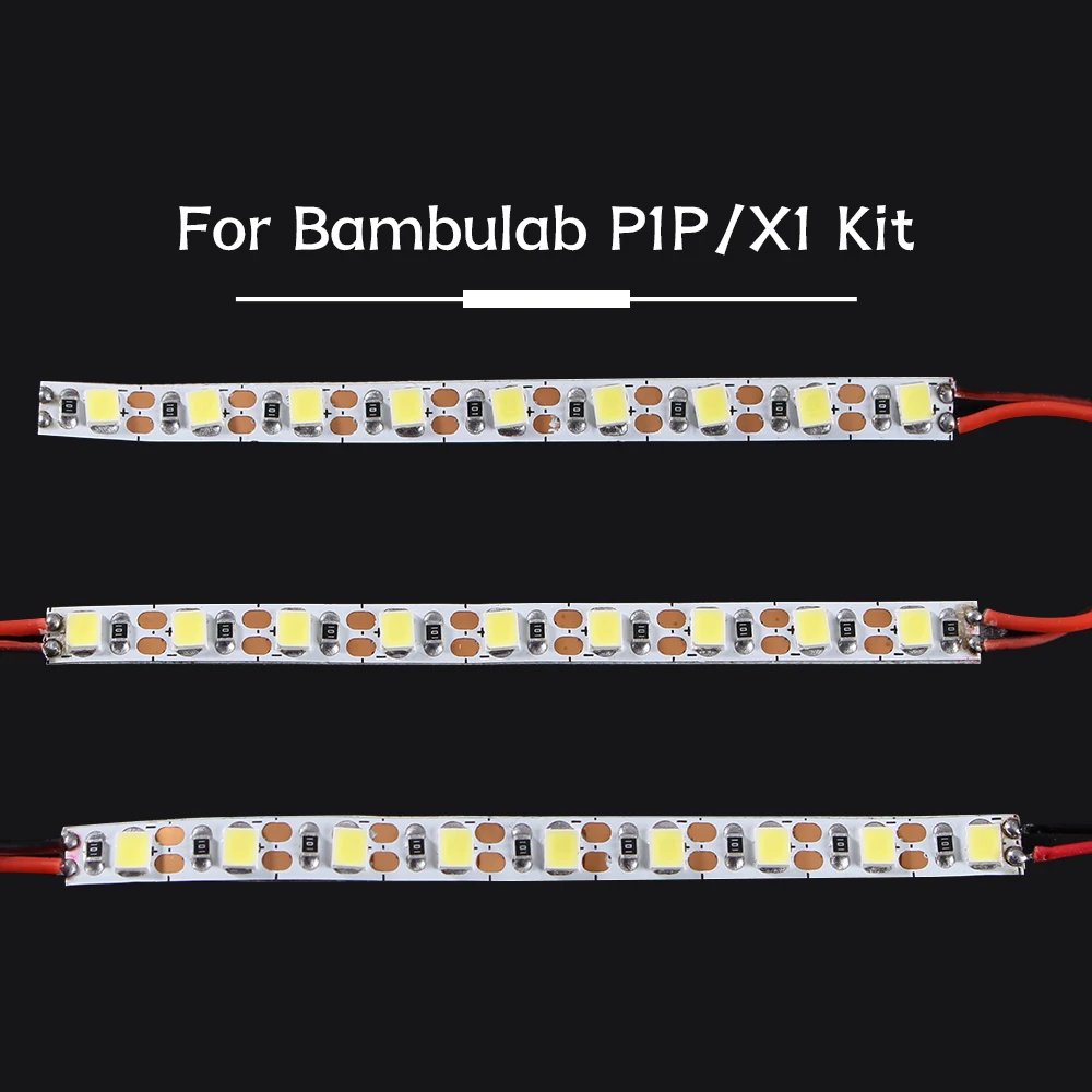 FYSETC Bambu 랩용 LED 조명 스트립, P1P X1 IP44 방수 조명 램프, Bamblab 3D 프린터 액세서리 