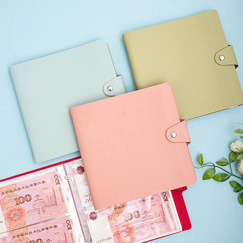 PU Leather Money Saving Challenge Book Savings Binder Savings Large Capacity Reusable Budget Challenges Book