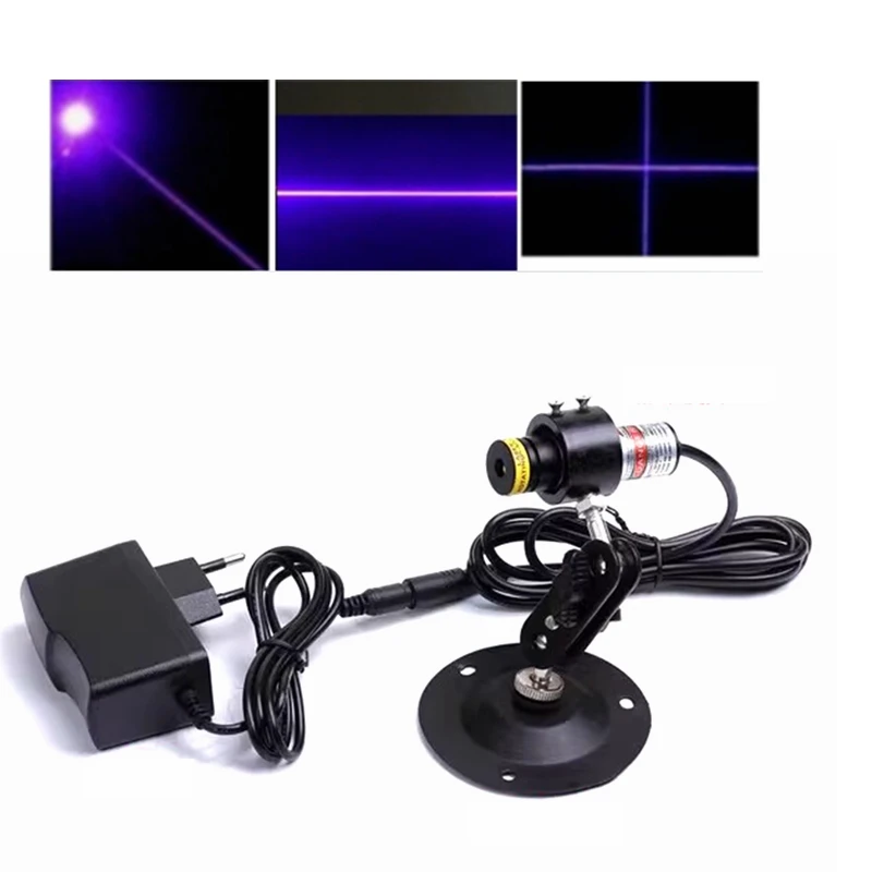 Focusable 405nm 10/50/80/100/150/200mw Violet Blue Laser Module Dot/Line/Cross 18x65mm