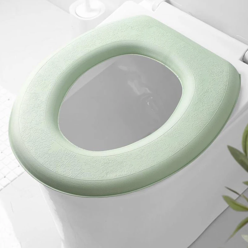 Description Picture 3 of itemO-shape Toilet Seat Bidet Toilet Cover Bathroom Waterpoof Soft Toilet Seat Cover Washable Closestool Mat Pad Cushion Accessories