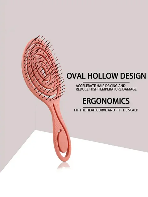 Peigne de Massage des cheveux, brosse à cheveux en Nylon, brosse à cheveux bouclée démêlante pour Salon de coiffure, outils 1