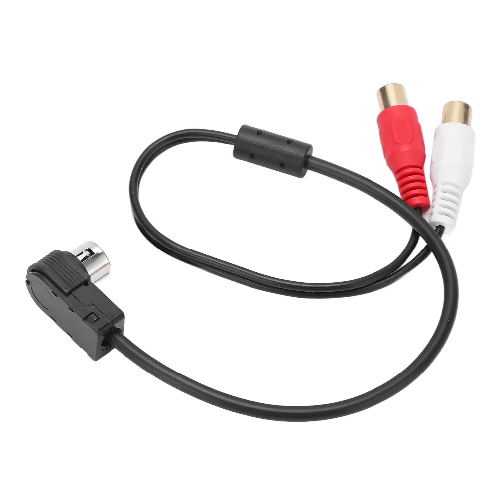RCA Audio Car Radio AUX Cable AUX Input Audio Cable Adapter IN RCA for KCA121B Ainet Player 9887 105 117 9855