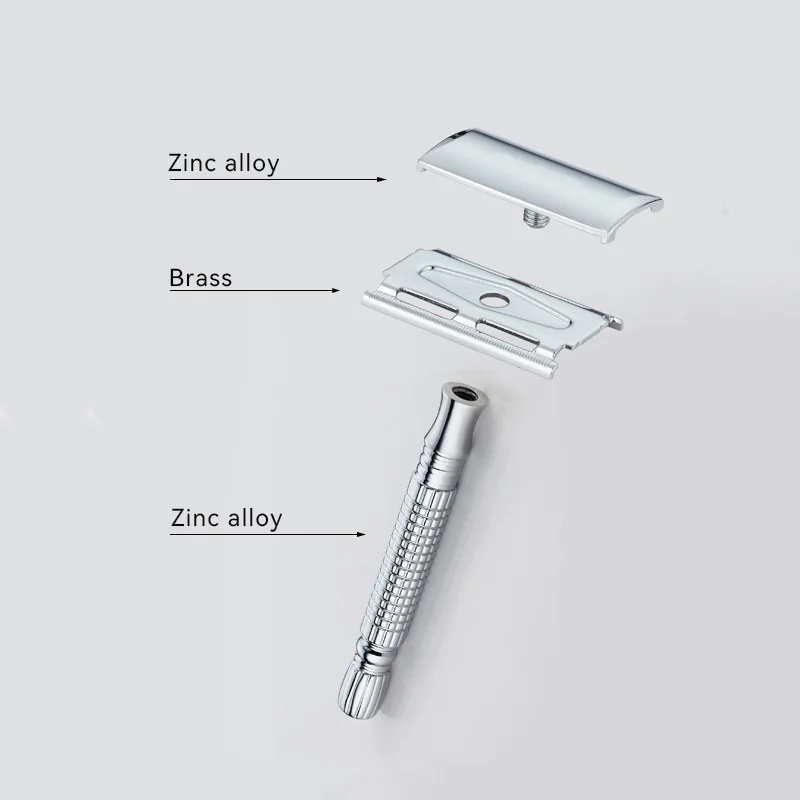 Classic Manual Shaver Double Edge Safety Razor for Men's Shaving and Women's Hair Removal Tool With Shaving Blades And Case 4