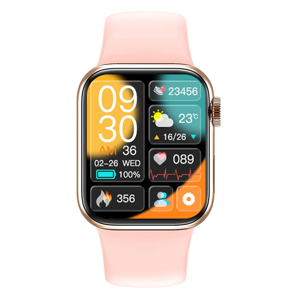 M Seven Sports Smart Watch Men 2022 Bluetooth Dial Call Voice Assistant Women Fitness Smartwatch PK IWO 15 Pro W27 DT7 Series 7 