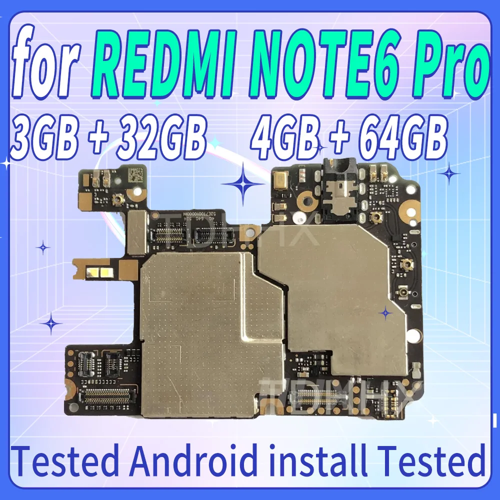 new-full-working-for-xiaomi-redmi-note-6-pro-motherboard-100-unlocked