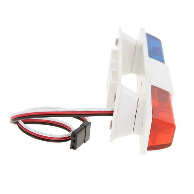 RC Car Accessories Led Police Flash Light Alarming Light For 1/10 HSP Kyosho Tamiya Axial SCX10 D90 RC Car Parts-N58