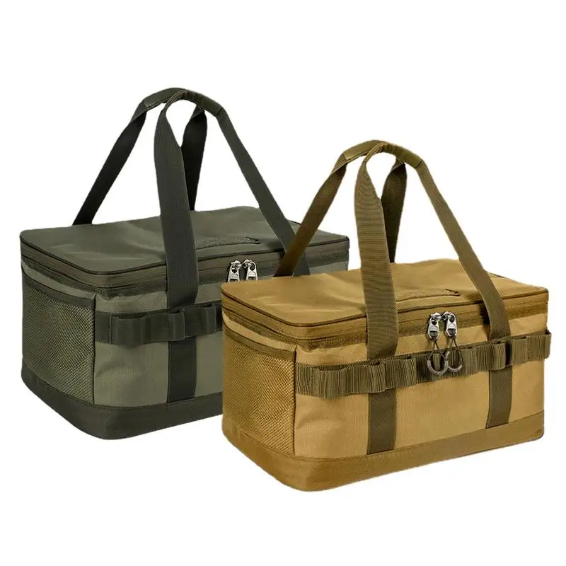 Outdoor Camping Storage Bag Camping Meal Bag Large Storage Lamp Tableware Tool Picnic Camp Travel