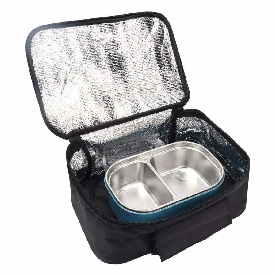 Car Mini Portable Microwave 12V Electric Oven Fast Heating Picnic Box for Travel Camping Food Cooking Travel Accessory