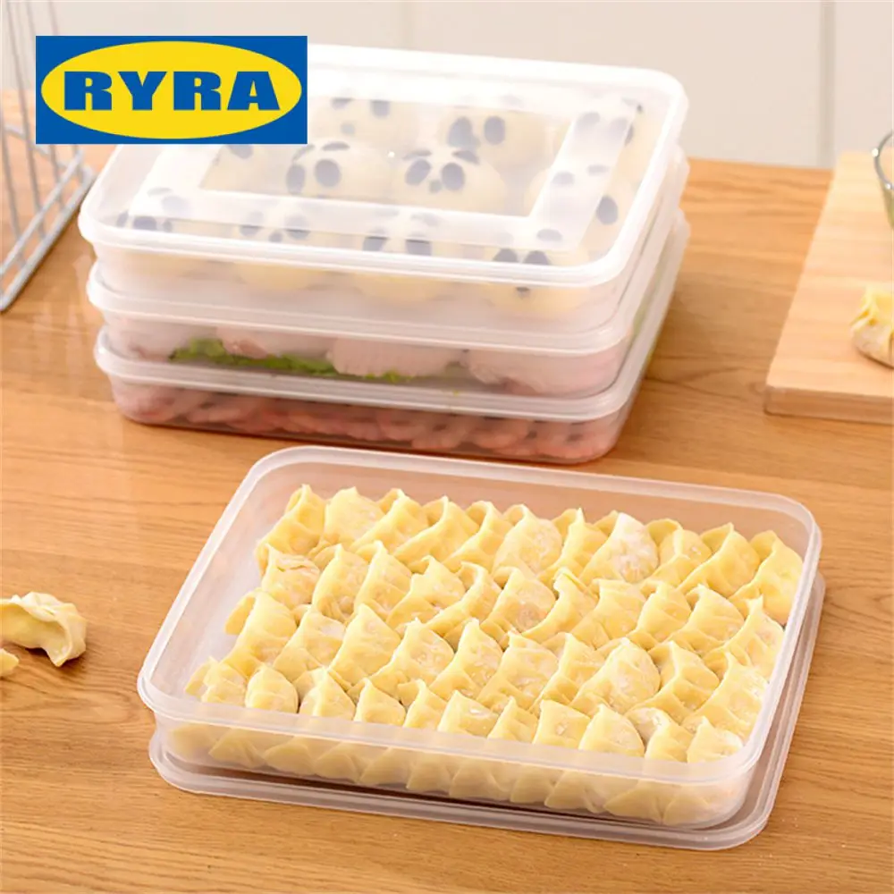 

Attractive Design Refrigerator Storage Box Save Space Transparent Container High Demand Transparent Container Safety Cover M