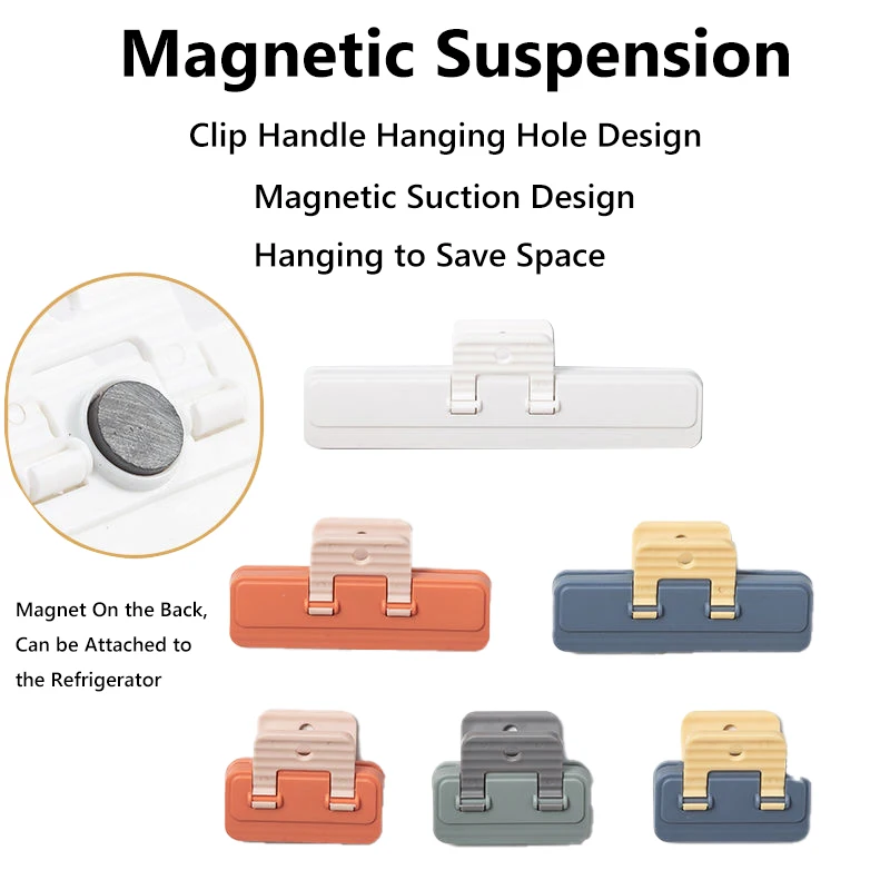 

4/6/12Pcs Food Bag Sealing Clip Food Moisture-proof Bag Sealing Clip Large Snack Clip Food Kitchen Plastic Bag Clip Plastic Tool