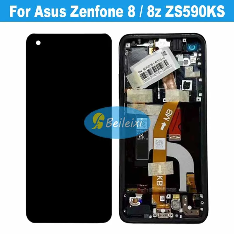 

ЖК-дисплей с сенсорным экраном и дигитайзером в сборе для Asus Zenfone 8 ZS590KS ZS590KS-2A007EU I006D для Asus Zenfone 8z