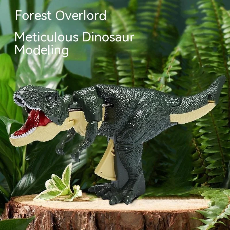 

Игрушка-динозавр T Rex на триггере, декомпрессионная Весенняя качель с ручным управлением