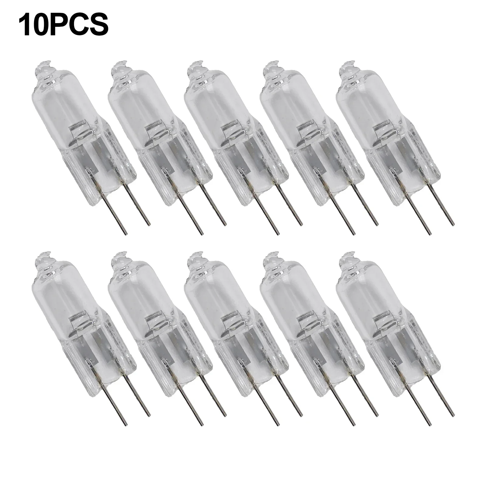 Halogen Lamp Bulb 2 Pin G4 12V 5W/10W/20W/30W/50W Desk Replacements 10pcs