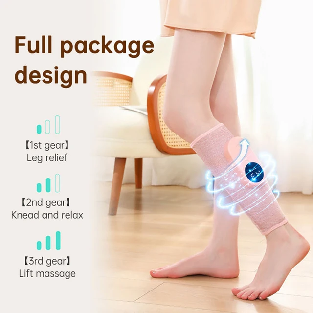 Electric Heated Calf Massager Wireless Air Pressure Leg Massager Hot Compress Calf Massage Machine Promote Blood Circulation 3