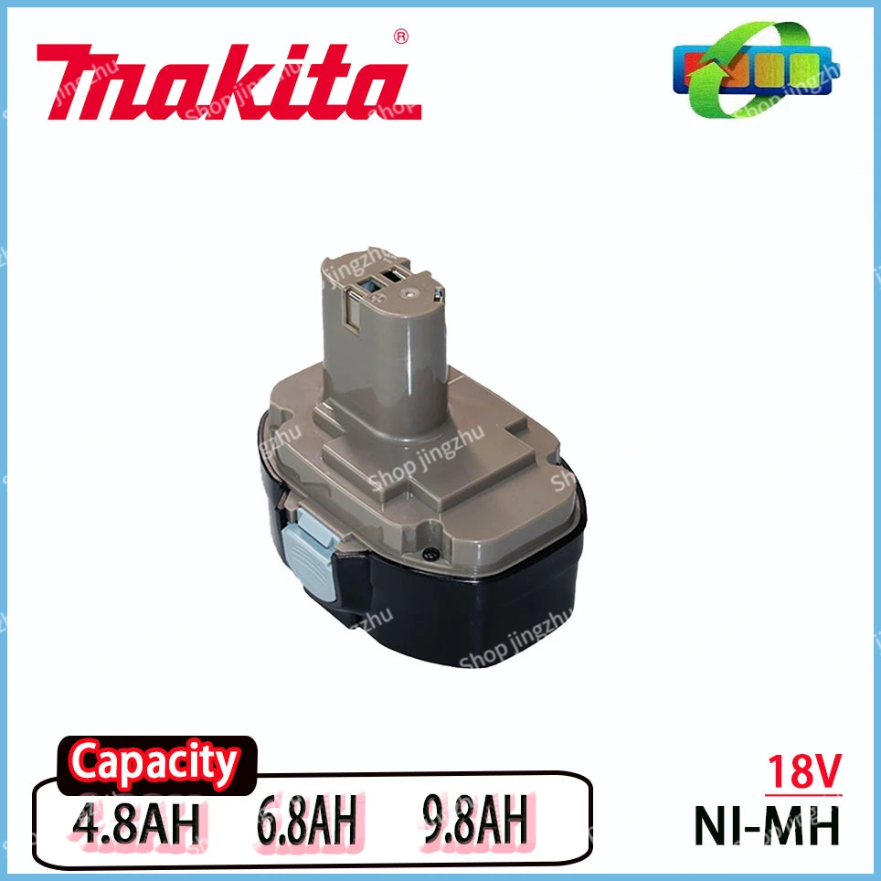 

Аккумулятор Makita 18 в, 18 в, 9800 Ач, 4800 мАч, 1822 мАч, никель-металлогидридный аккумулятор для замены PA18 1823 1833 1834 1835 192828 1835F 192829-1-9