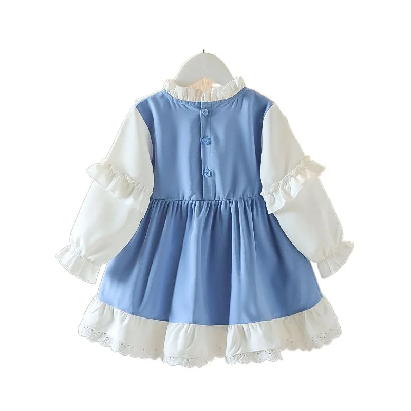 New Lolita Girls' High-End Dress Spring and Autumn Birthday Dress Princess