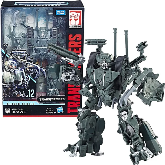 Original Transformers Studio Series 12 Voyager Class Movie 1 Decepticon Brawl Action Figure toys for children 1