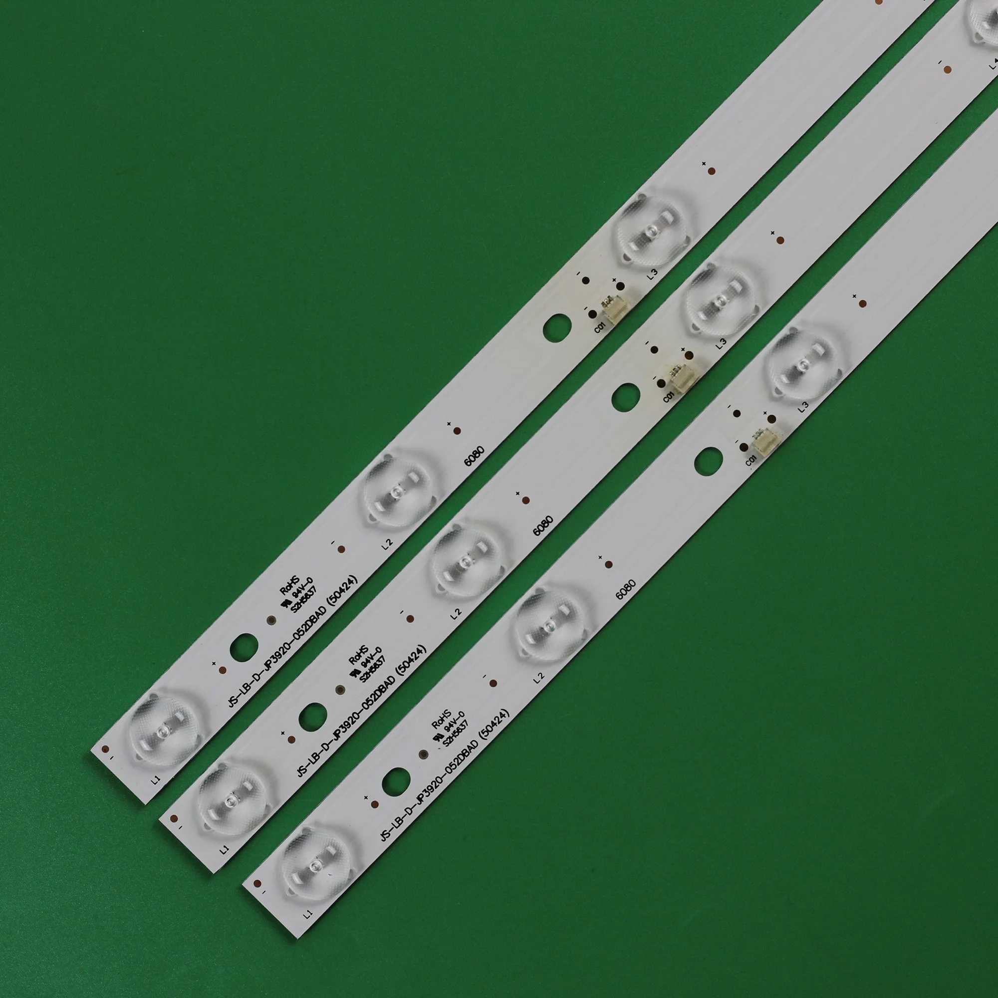 Tira Conduzida da Luz de Fundo 10 Lâmpada D392000 Js-lb-d-jp3920052dbad para a Tela Lc390tu1a11 Led39c310a Barra Clara - Imagem 2