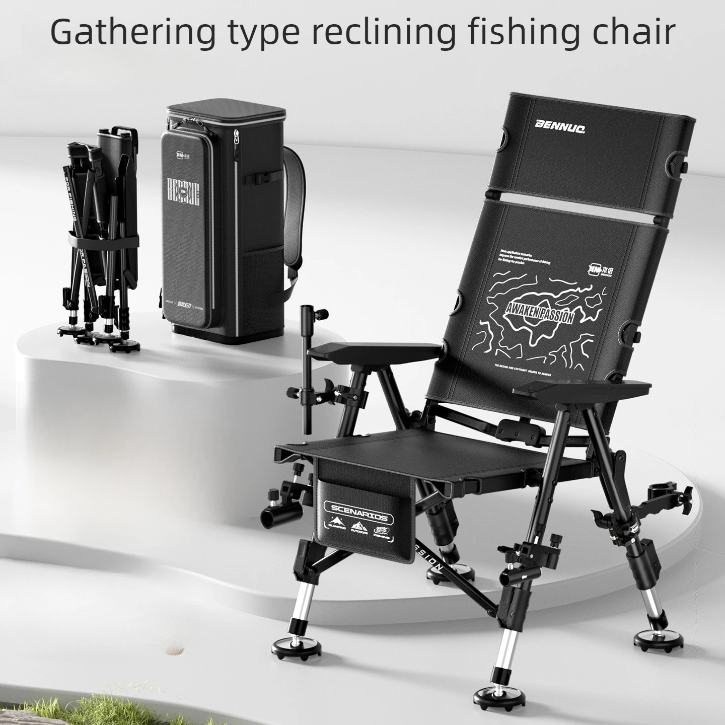  slider image of Heavy Duty Fishing Chair