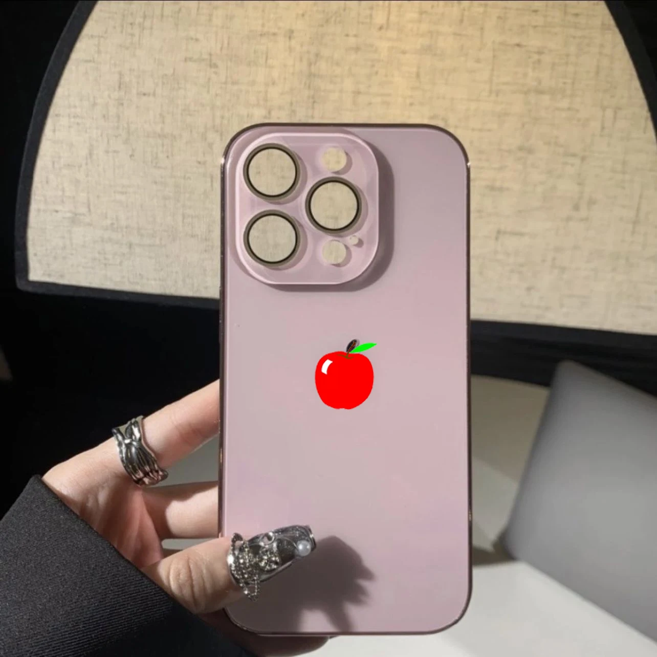 

Подходит для Apple, подходит для iphone с усовершенствованной оригинальной текстурой, чехол для телефона promax 15 дюймов с пленкой для объектива 14pro, полный комплект 13/12