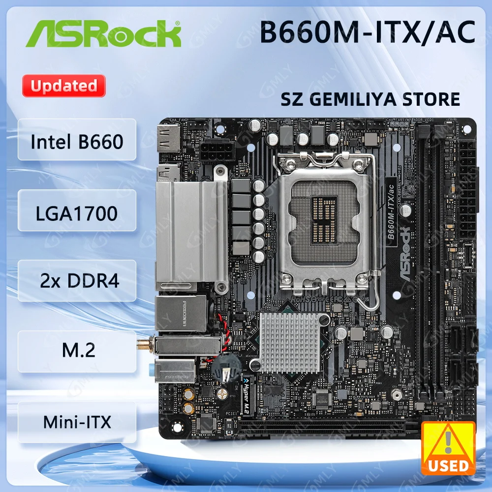 ASRock B660M-ITX/ac 【公式通販】