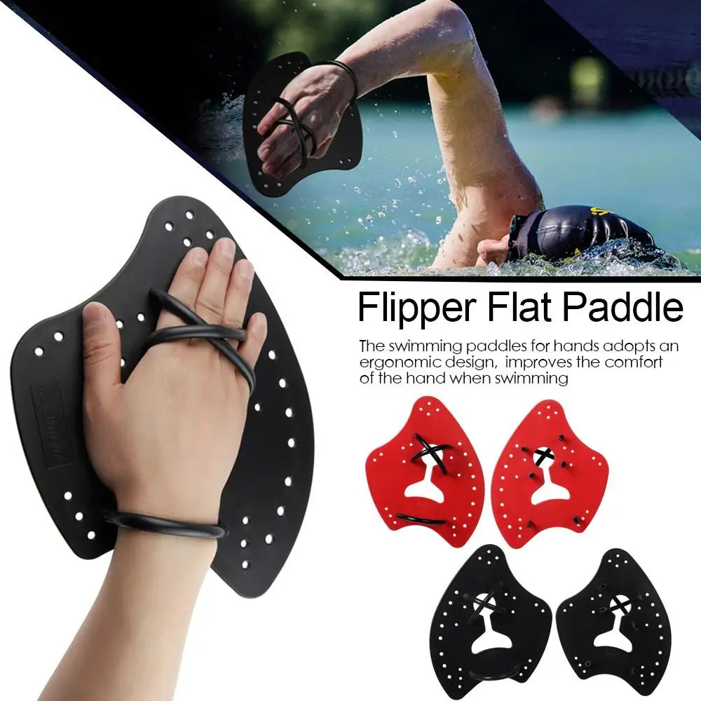 Swim Fin Adjustable Adults Kids Flippers for Swimming Professional Swim Hand Paddles Swimming Fins Flipper Flat Paddle 1
