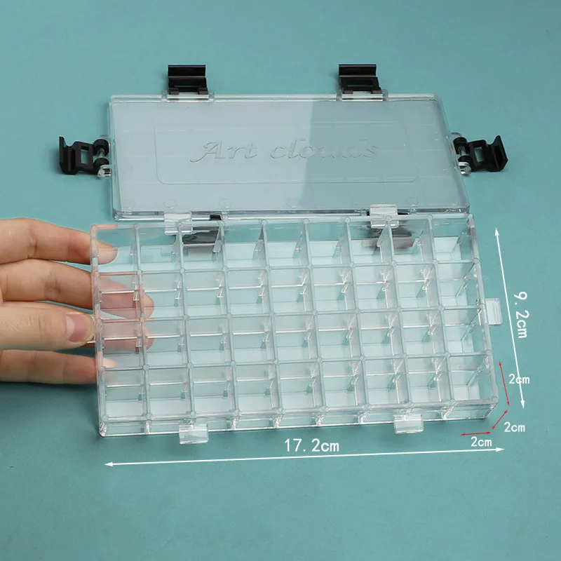 Professional 24/36 Grids Moisturizing Sealed Watercolor Paint Box Empty Portable Paint Palette For Painting Art Supplies