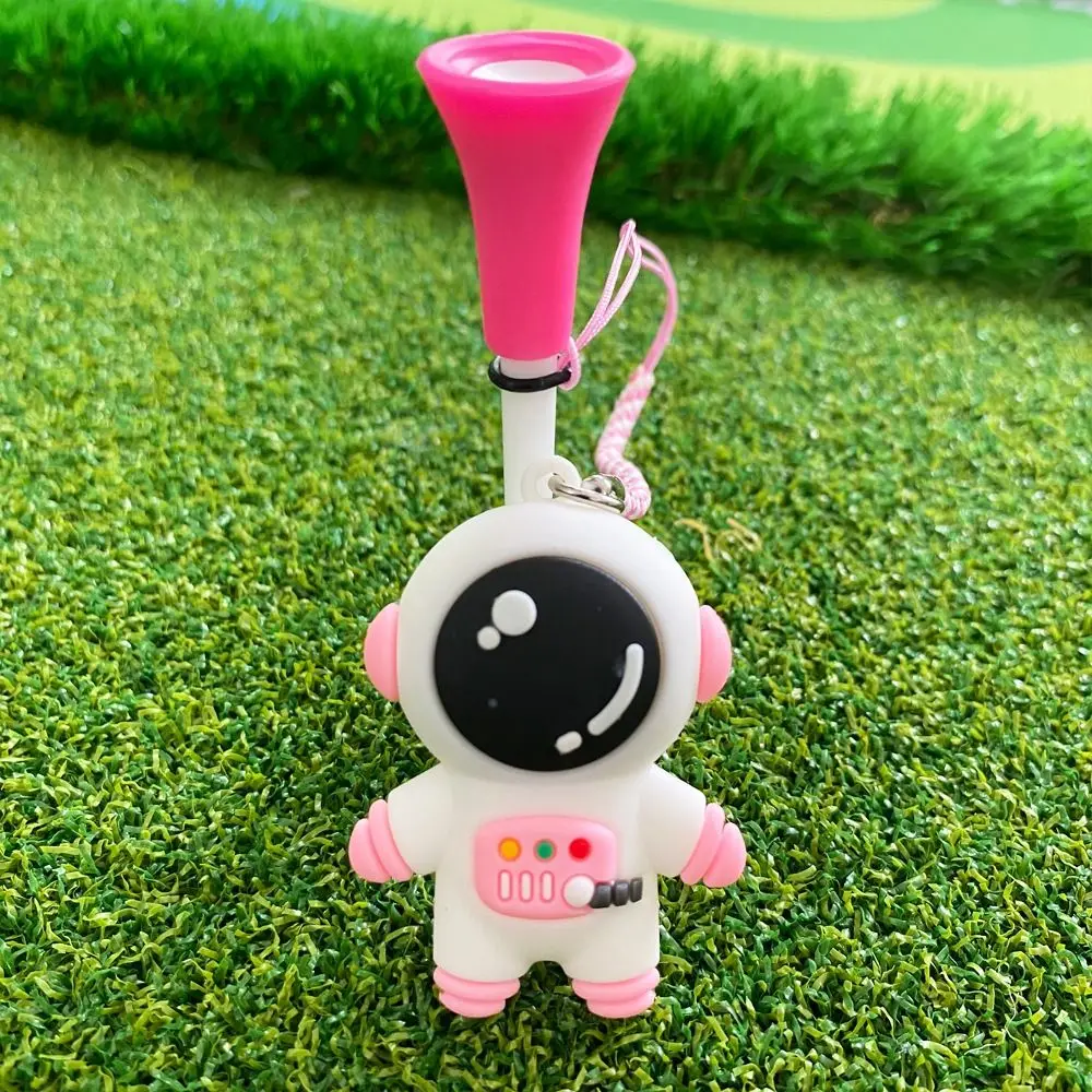 Golf Ball Holder 8.3mm Golf Ball Tees Cartoon Astronaut Golf Rubber Tees Prevent Loss of Easy To Find Golf Enthusiasts