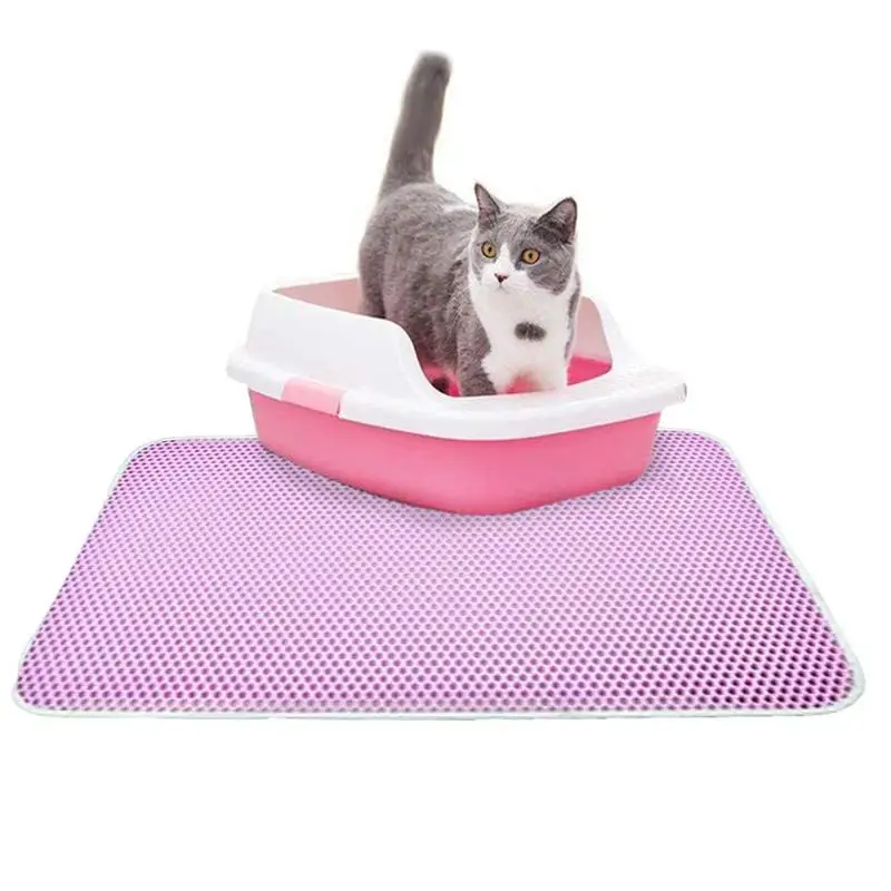 Double Layer Cat Litter Mat Cat Litter Waterproof Mat Waterproof