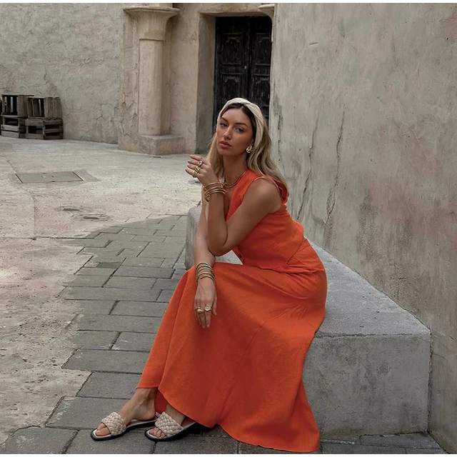 Conjuntos Tejidos En Zara Conjunto De Chaleco Y Falda Lisa Para