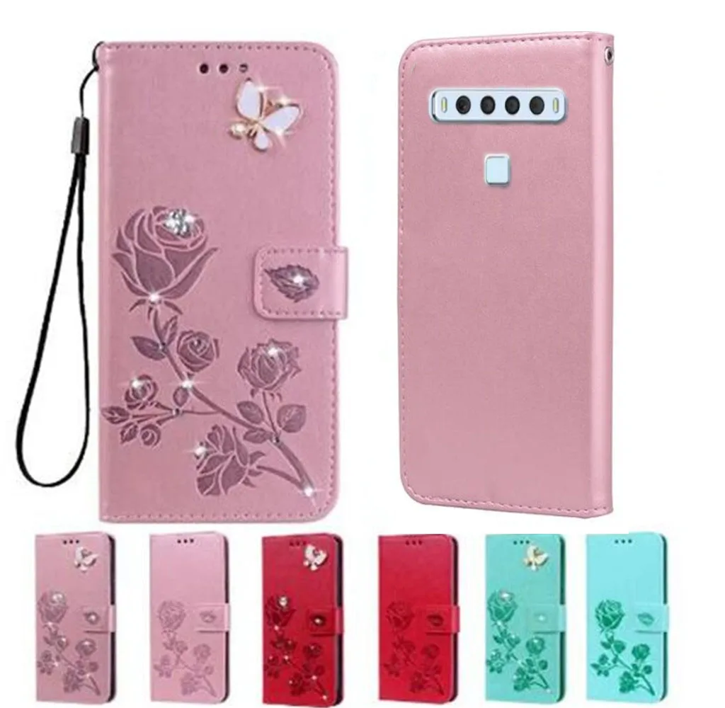 Leather Wallet Flip Case For TCL 10L 10 Lite 6.53" T770H, T770B, 4187U ...