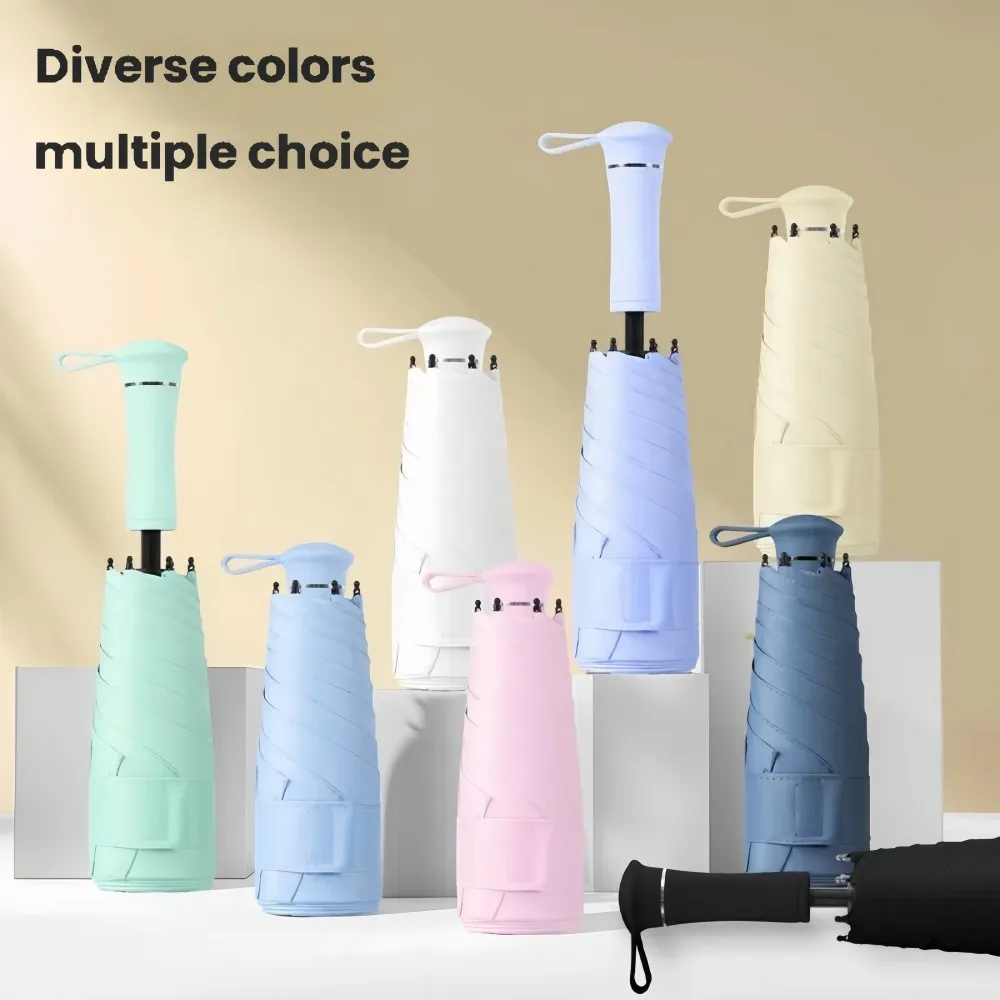 Compact Foldable Umbrella with UV Protection