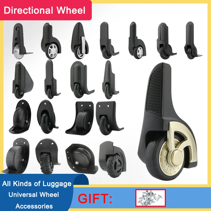 Suitcase Wheels Suitcase Load-bearing Wheels For Replacement Directional Wheels Suitcase Pulleys Luggage Accessories Casters