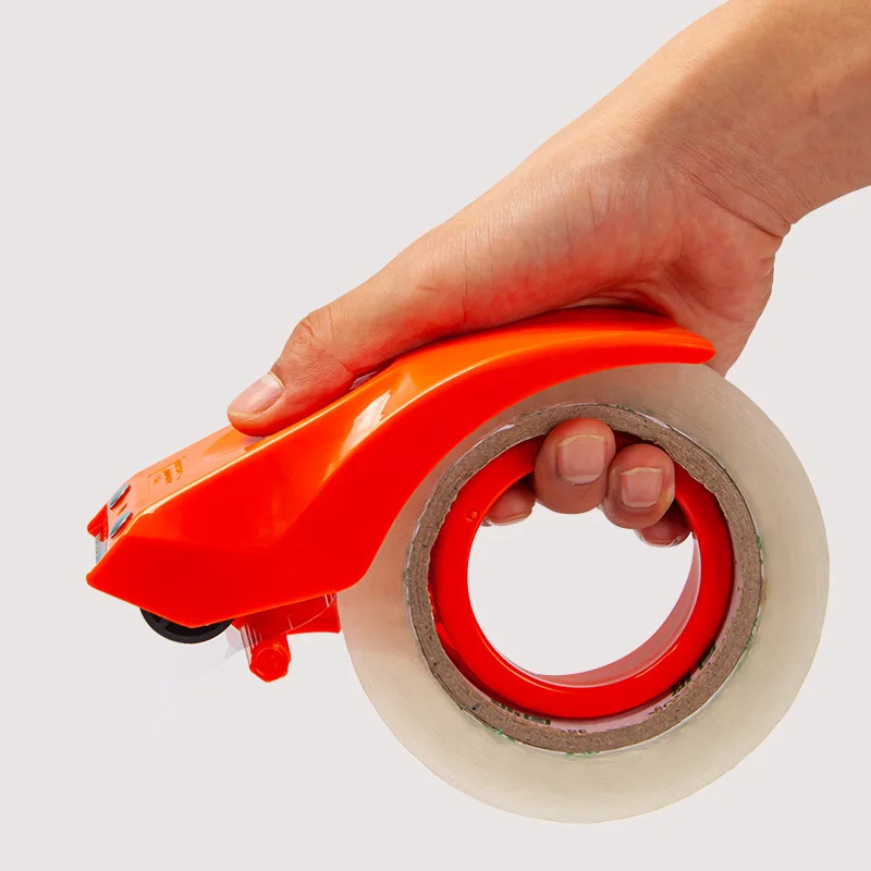 Plastic Sealing Packer Tape Dispenser Packaging Parcel 50mm Width Roller Tape Cutter Sealing Holder Manual Packing Machine shipping tape dispenser