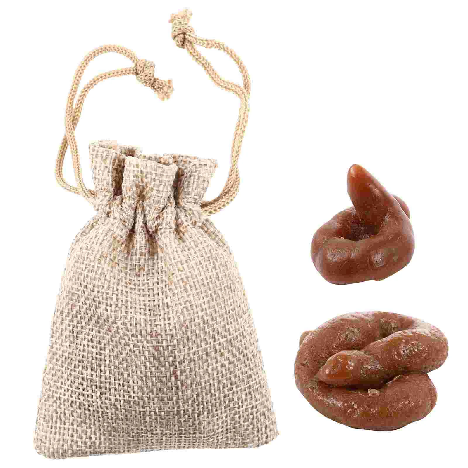 

2pcs Simulation Poo Toy Fake Cat Poo Tricky Toys Prank Props Party Supplies