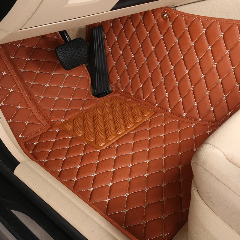 CustomLeatherCarFloorMats100ForVolvoV5020042010AutoFoot