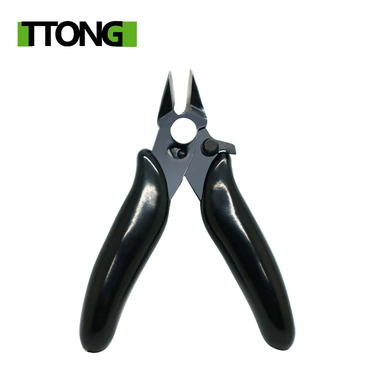 Diagonal Pliers 3.5 Inch Mini Wire Cutter Small Soft Cutting Electronic Pliers Wires Insulating Rubber Handle Model Pliers
