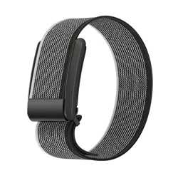 Premium Sport Nylon Stretch Strap - Elastic Wristband Replacement - Whoop 4.0 (Frame Gray black)