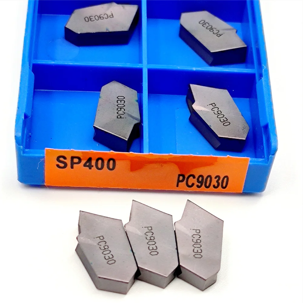 

SP400 PC9030 CNC Original External Turning High Quality Cutter Carbide Inserts Hard Alloy Blade Tool SP 400