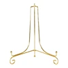 Gold Display Stand Craft Bracket Book Holder Photo Pedestal Bowl Dish Frame Picture Plate Rack Easel Storage Decor 6