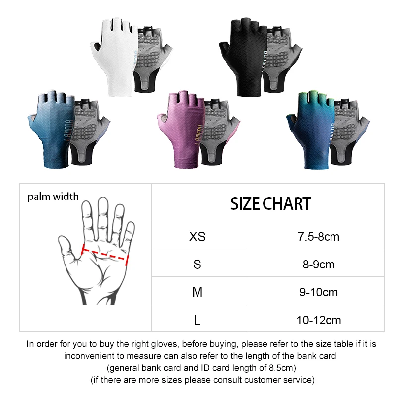 LAMEDA Professional Bicycle Gloves For Men Summer Half-Finger Road Bike MTB Cycling Gloves Man Shock-absorbing Bike Accessories 6